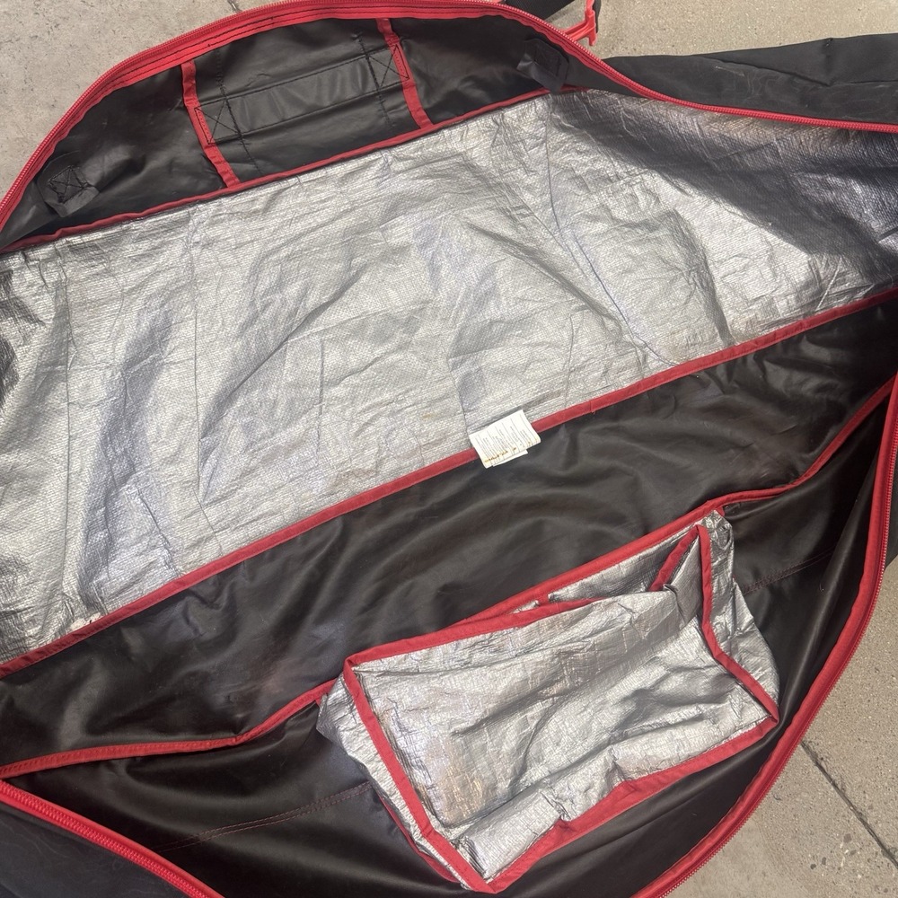 Dakine Topographic Snowboard Bag 157cm Luggage Storage Black Red Outdoor Straps - Picture 6 of 11